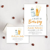 Baby is bier brouwen Naam dat baby eten Poster