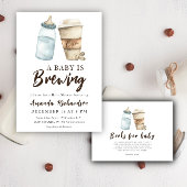 Baby is koffie aan het zetten Hoe groot is mama's  Poster