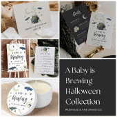 Pick Your Potion Halloween Baby Shower Drink Menu Poster