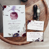 Halloween Bloemenluier Raffle Informatiekaartje