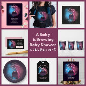 Een Baby brouwt Spooky Gender Reveal Cauldron Bedankkaart