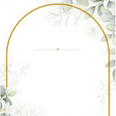 Elegant Botanical Wedding Menu