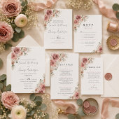 Stofróze Save the Date Kaart