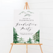 Afstuderen van het bos in de rustieke Waterverf Gastenboek