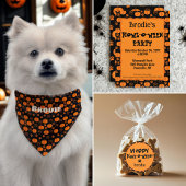 Pompoenen en Paws Halloween Wit Tissuepapier