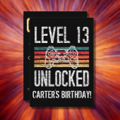 Niveau 13 ontgrendelde 13e jaarbanner spandoek