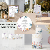 Een leven lang van vlinders Bridal Mimosa Bar Sign Reclamebord Met Voetstuk