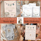 Vind het Gast Baby shower Clothesline Bingo Kaart