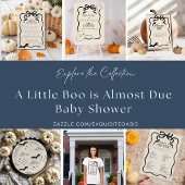 Little Boo Coquette Baby Prediction Game Kaart
