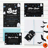 Groovy Little Boy Halloween Boos voor Baby Kaart