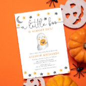 Halloween leuke baby herfst-taperaffelkaarten informatiekaartje