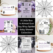 Kleine Boo Itsy Bitsy Spider Halloween Baby Borrel Acryl Uitnodigingen