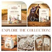 Wild West Cowboy Baby shower Bedankdoosjes