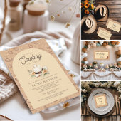 Een kleine cowboy Western baby boy Baby shower Kaart