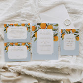 Een kleine stropdas is op weg naar Diaper Raffle T Informatiekaartje