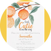 Little Cutie Baby shower Bedankt