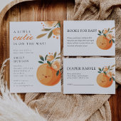 Er is een kleine snee op weg naar Citrus Baby show Papieren Bordje