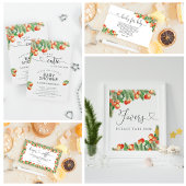 Kleine baby shower-luierkaartje informatiekaartje