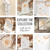 Een kleine schattige taart bakt | Baby Shower Perfect Poster