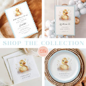 Little Duckling Baby shower Welcome Sign Poster