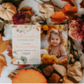 Herfstverjaardagskaarten en cadeaus poster