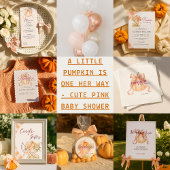Schattigee pompoen Baby shower adviezen en voorspe