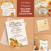 Luier Raffle Herfst Baby shower Behuizing Kaart