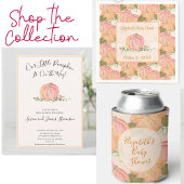 Een beetje pompoen is op weg naar het Baby shower Kaart