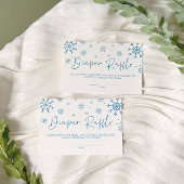 Sneeuwvlok 1e verjaardag Winter Dank u Cadeaulabel