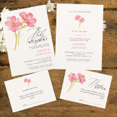 Boheemse wilde bloemen Baby shower Bedankdoosjes