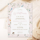 A little Wildflower Wild Flower Baby Shower Servet