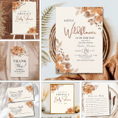 A Little Wildflower is on The Way Girl Baby Shower Spandoek