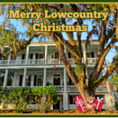 Vrolijk kerstfeest vanuit het land Bluffton SC Feestdagenkaart