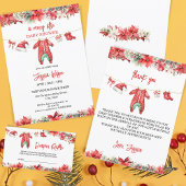 Kerst Vrolijk klein Baby shower Welkomstbord Spandoek