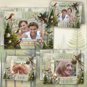 Kunstillustratie van moderne simplistische vogels douchegordijn