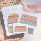 Eenvoudig Modern Elegant Script Naam Retouradres Rubberstempel