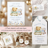 A New Chapter Begins Boy Bear Books Baby Shower Kaart