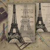 Typografie-kalligrafie Parijs Frankrijk Eiffel Tow Romper