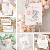 A Sweet Little Girl is on her Way Baby shower Spandoek