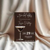 Handtekening Drink, Espresso Martini, Party Menu Reclamebord Met Voetstuk