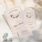 Een klein beetje ouder verjaardagsfeestje bedankkaart