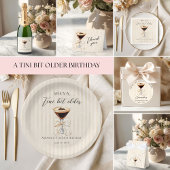 Elegant Espresso Martini Folded Thank You Card Bedankkaart