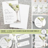 Martini 21e verjaardagsfeest kaart