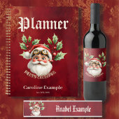 Een grillige steampunk Kerstman Tissuepapier