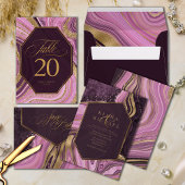 Abstracte Agate V1 Mauve ID827 Kussen