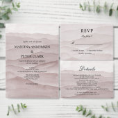 Abstracte stoffige roos gepersonaliseerde bruiloft bedankdoosjes (Personaliseer de collectie van deze zelfstandige maker.)