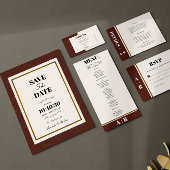 Abstracte Elegantie Golden Lijst Tafelnummer