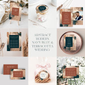 Abstract geschilderd modern blauwgroen crème terra kaart