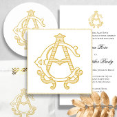 BEWERKBARE KLEUREN AC Monogram CA Monogram Program Programmakaart