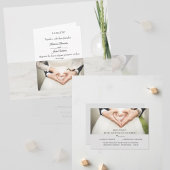 Elegante foto trouw mini mousserende wijnfles L Sparkling Wijnetiket